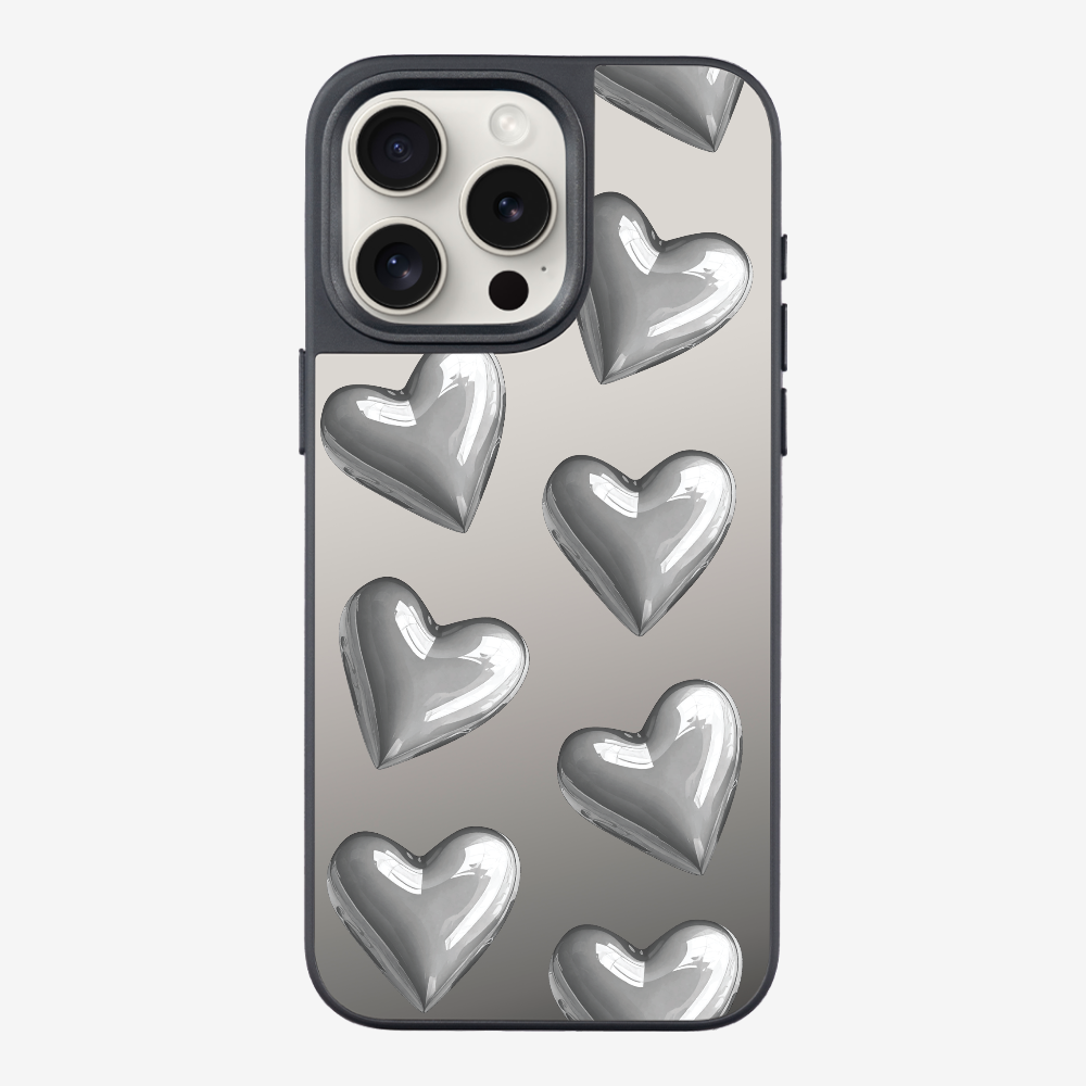 Grey Heart Phone Case