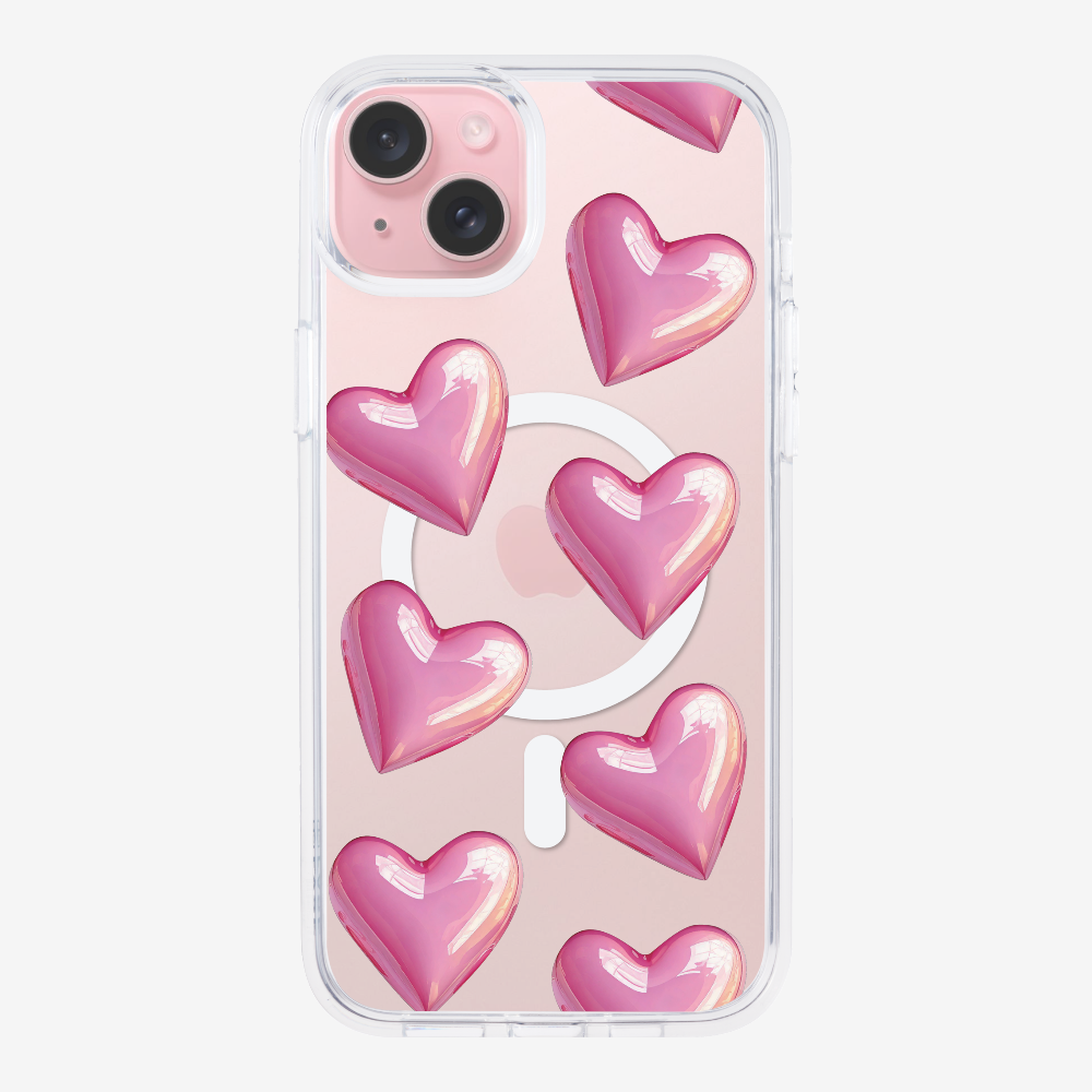 Pink Heart Phone Case