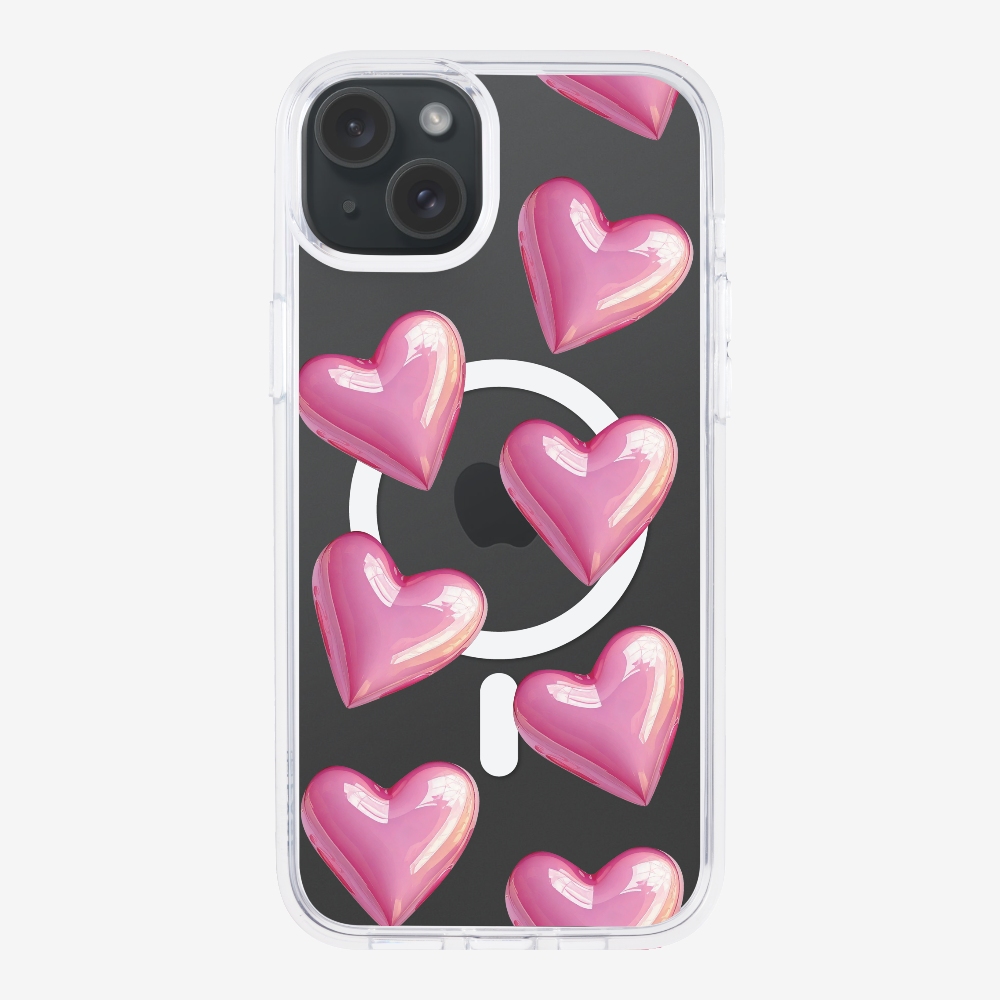 Pink Heart Phone Case