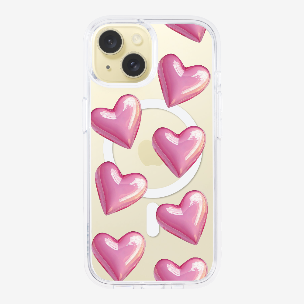 Pink Heart Phone Case