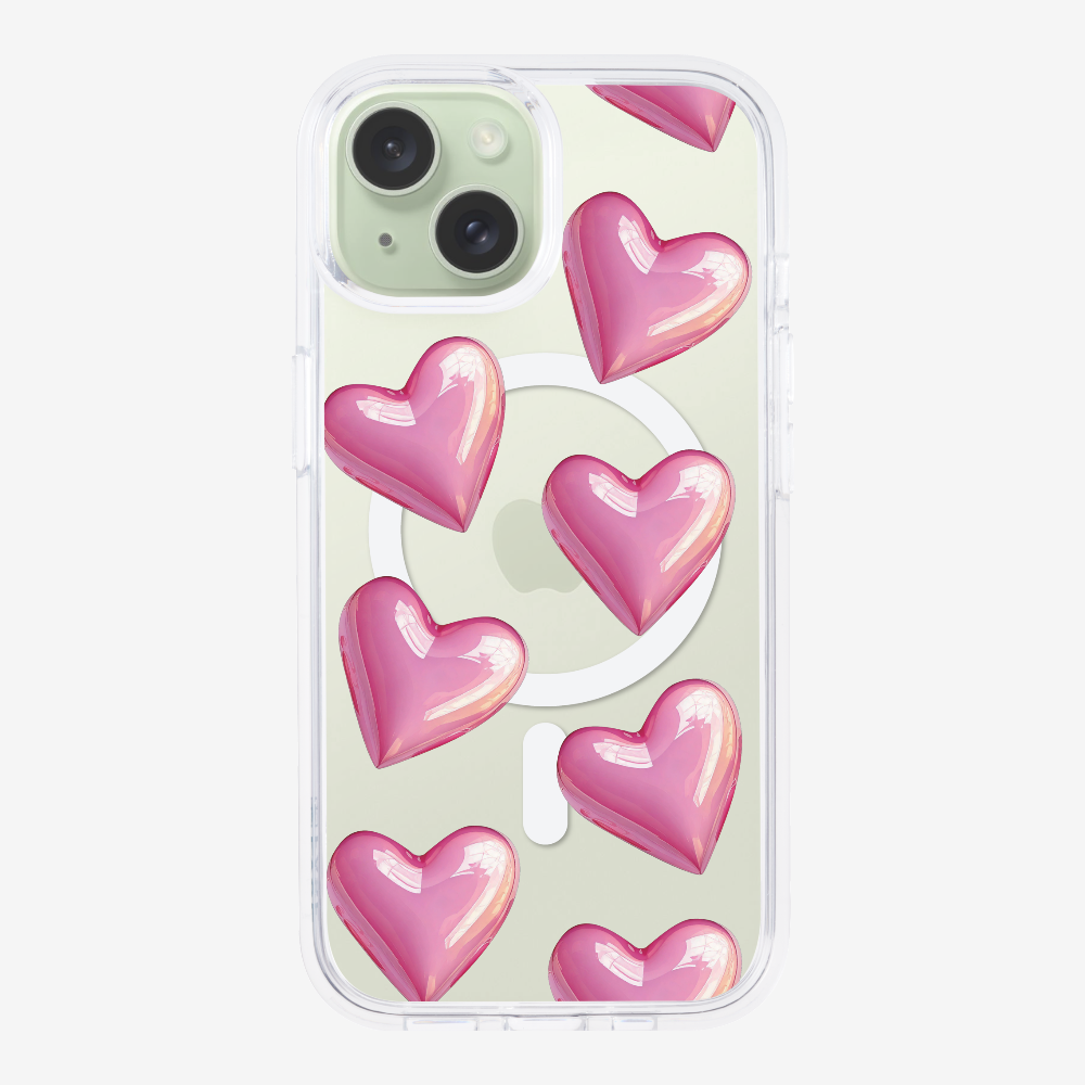 Pink Heart Phone Case