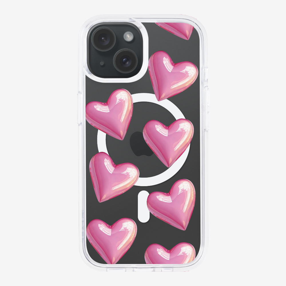 Pink Heart Phone Case