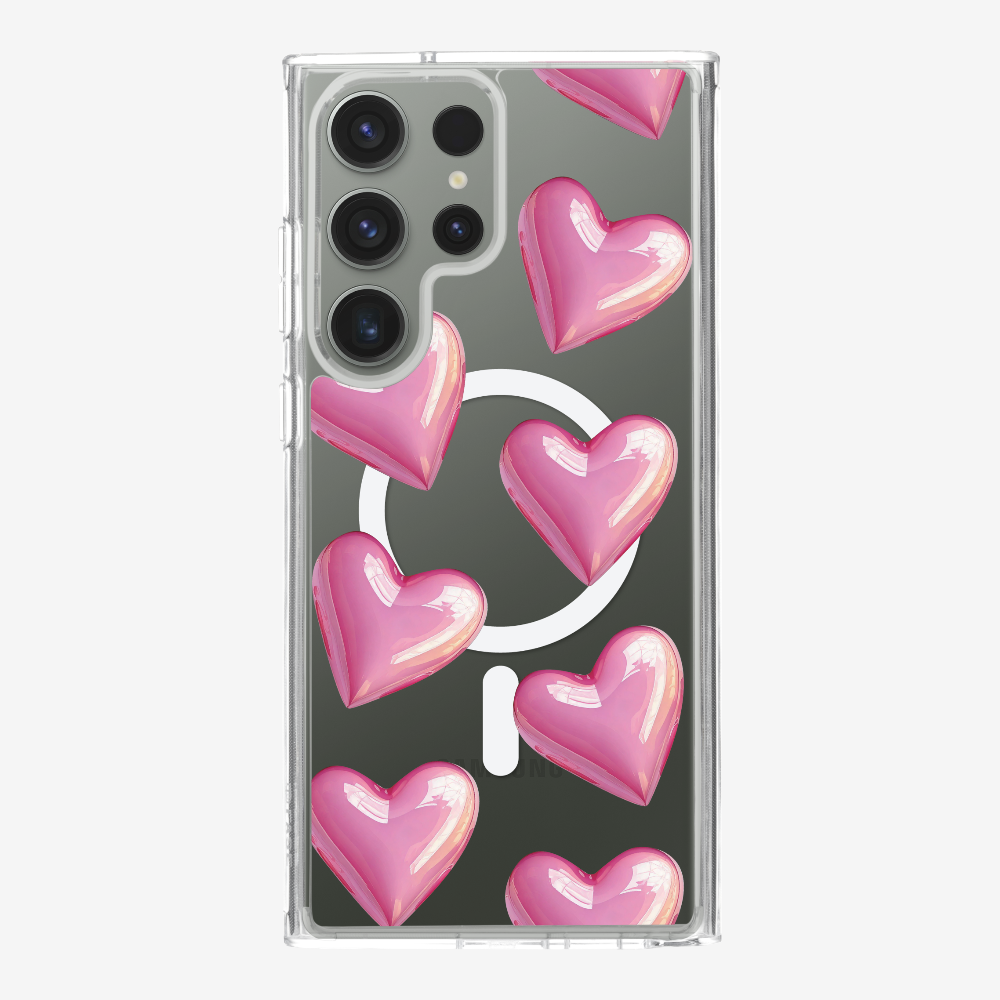 Pink Heart Phone Case