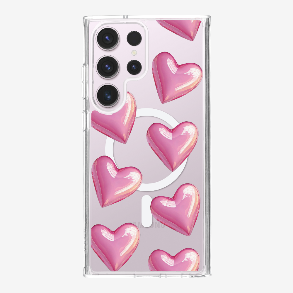 Pink Heart Phone Case