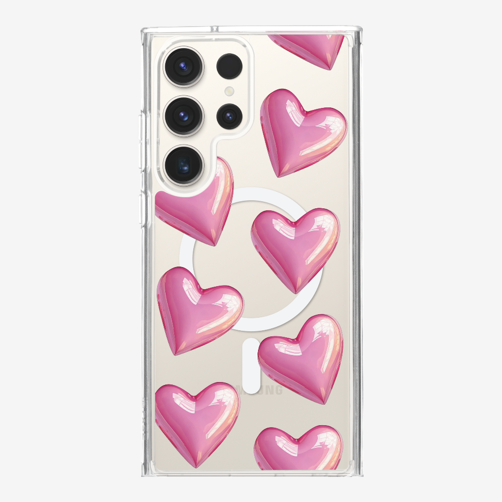 Pink Heart Phone Case