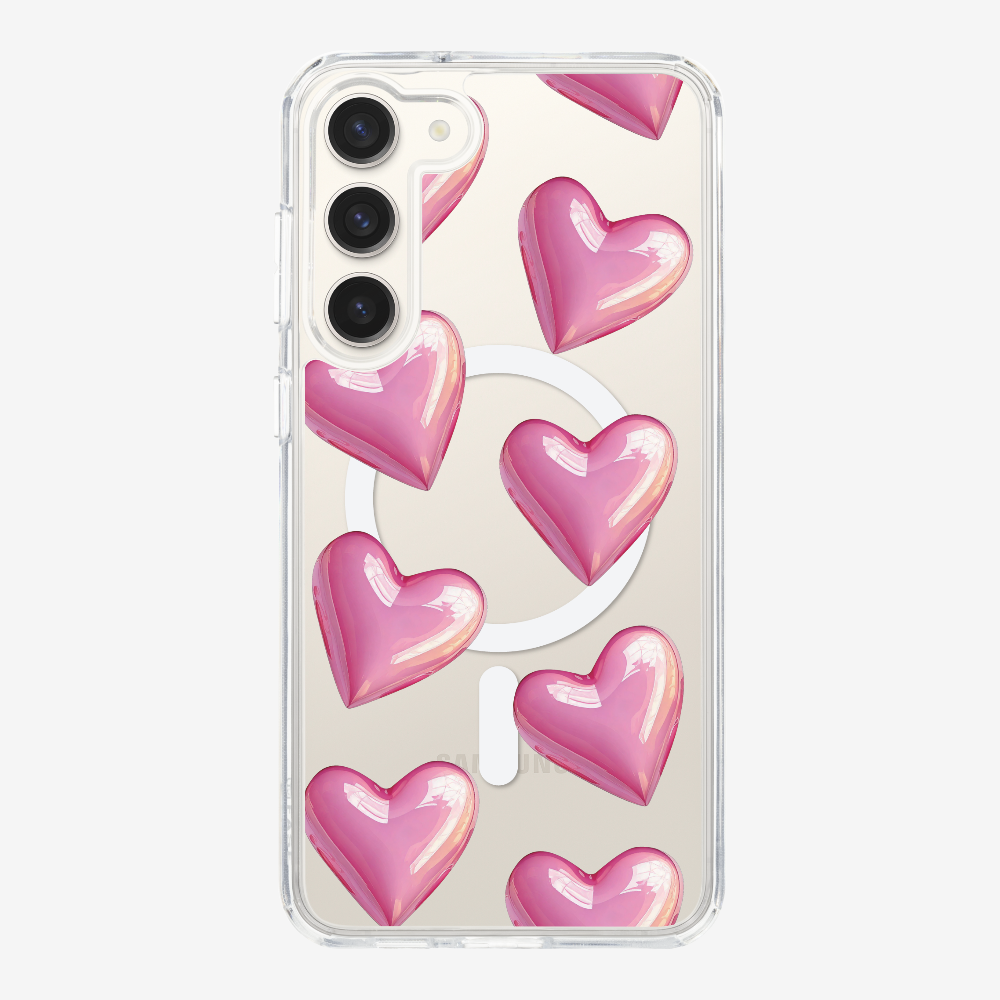 Pink Heart Phone Case