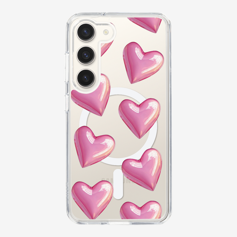 Pink Heart Phone Case