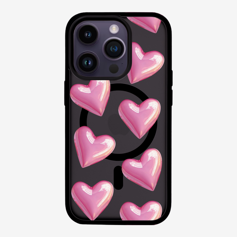 Pink Heart Phone Case