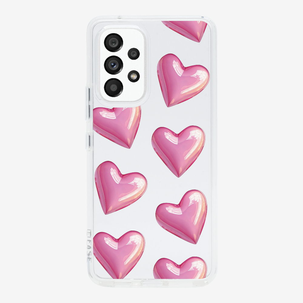 Pink Heart Phone Case