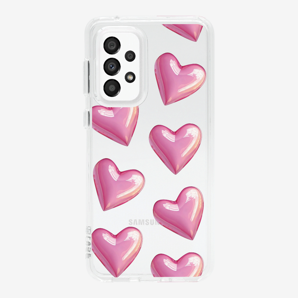 Pink Heart Phone Case