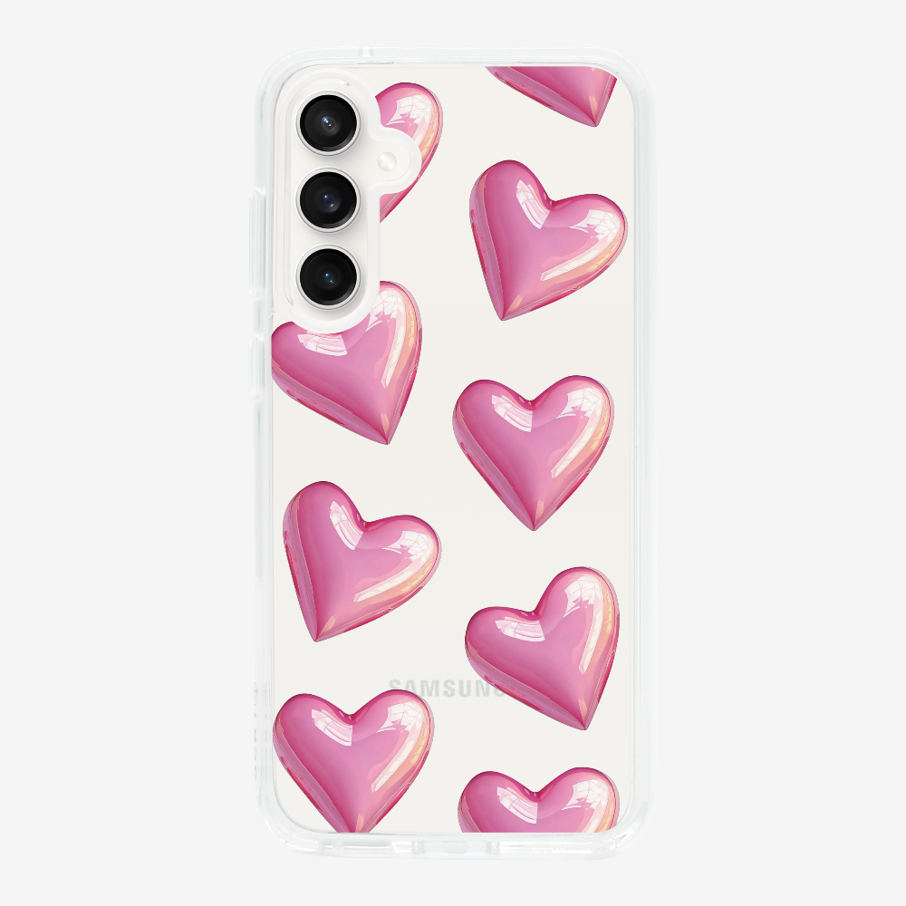 Pink Heart Phone Case