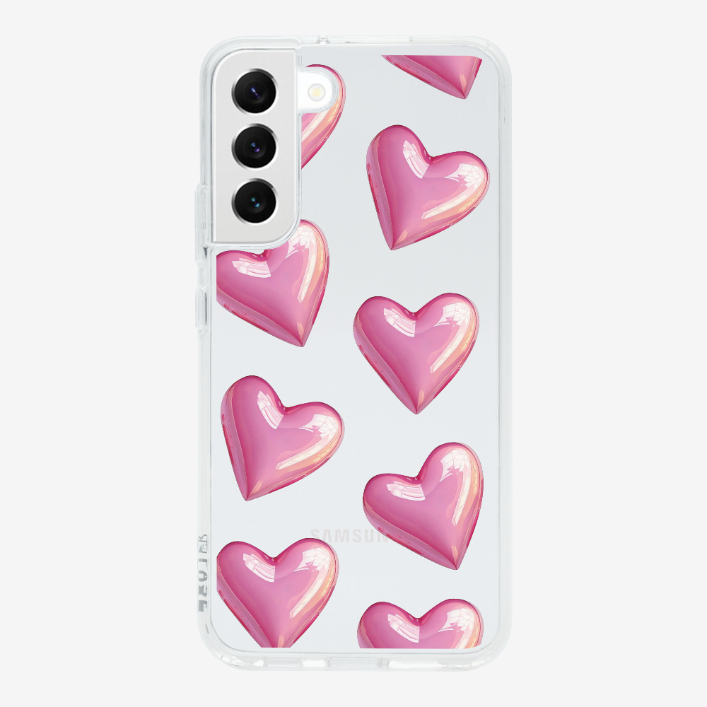 Pink Heart Phone Case