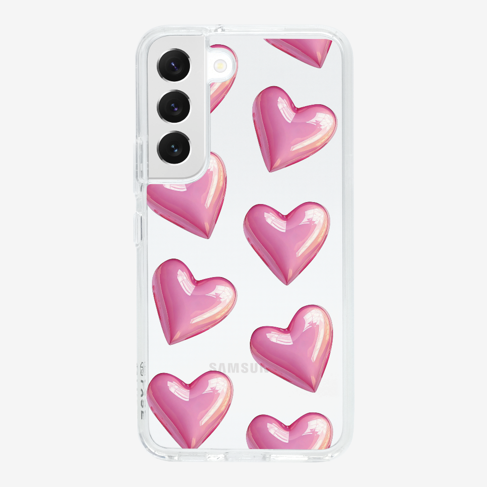 Pink Heart Phone Case