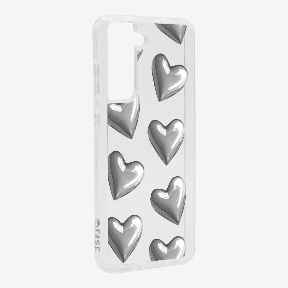 Grey Heart Phone Case