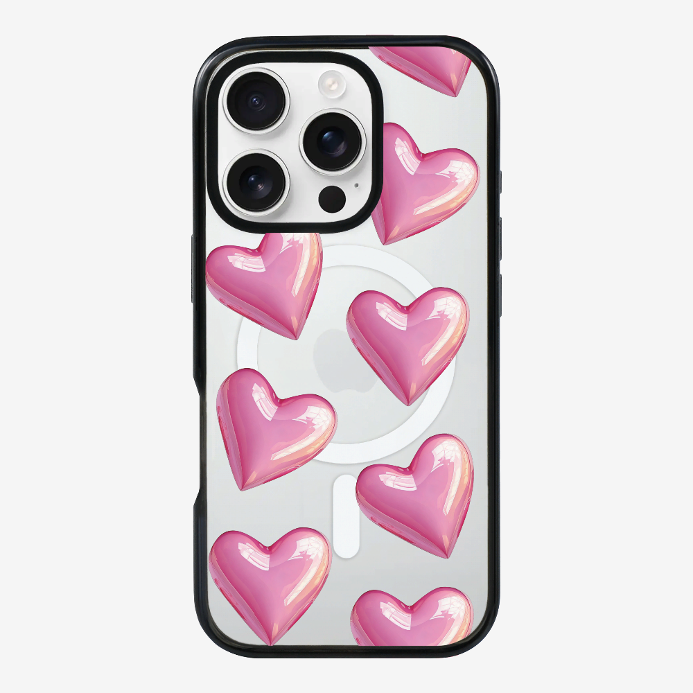 Pink Heart Phone Case