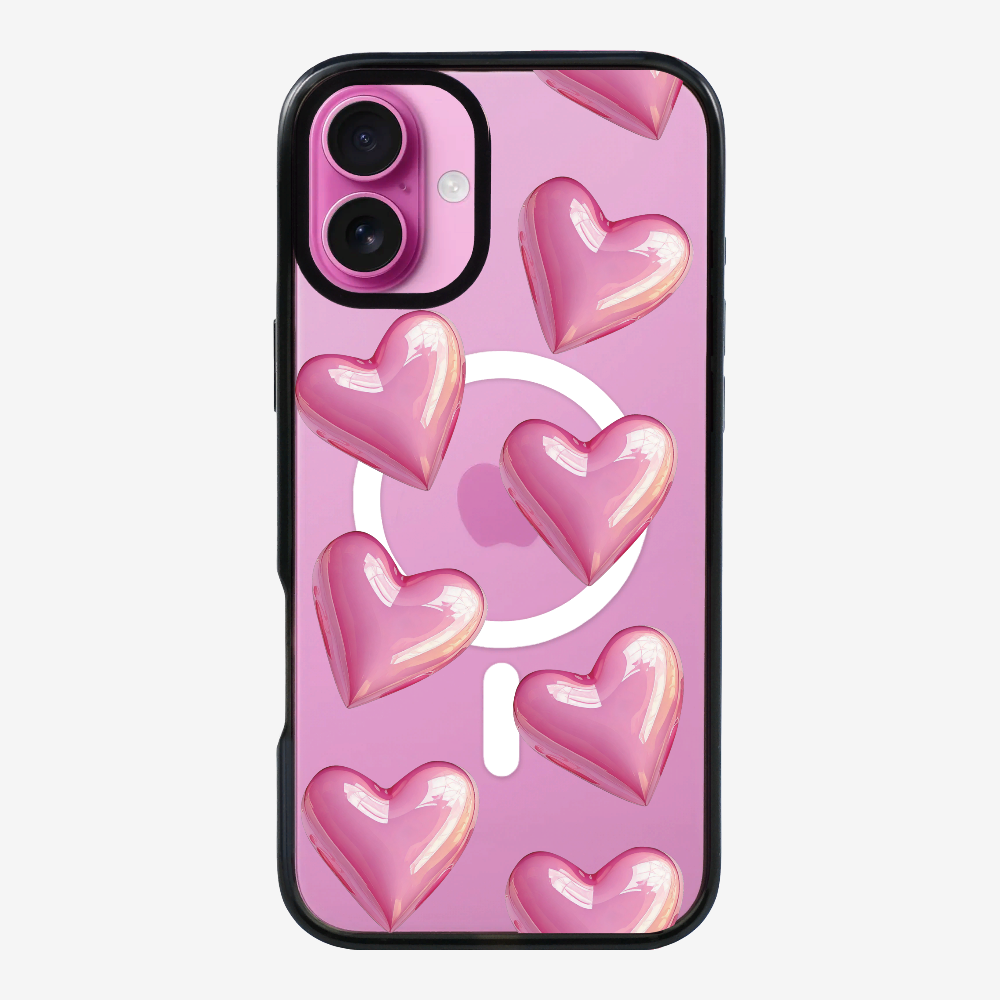 Pink Heart Phone Case